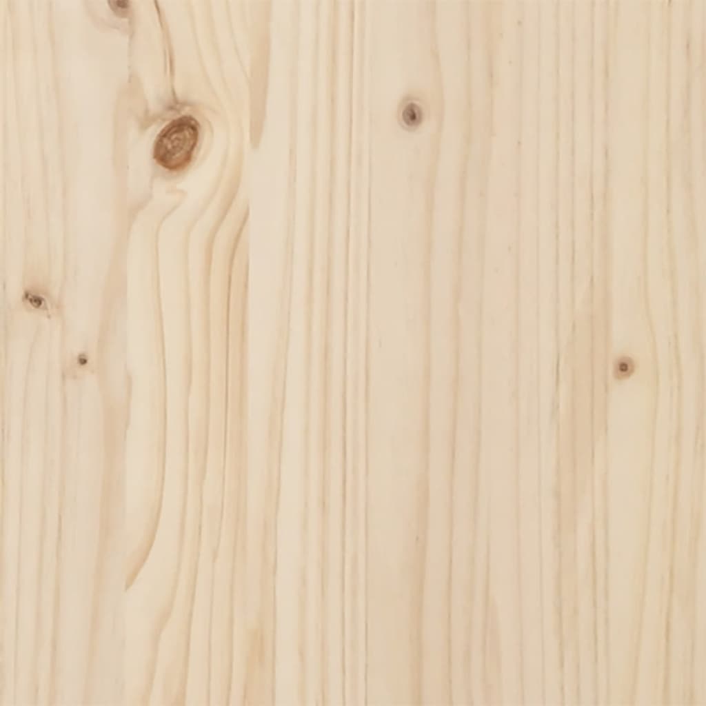 Tömör fenyőfa magasított ágy tetővel 90 x 200 cm 11