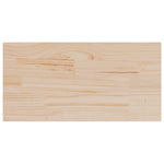 2 db tömör fenyőfa téglalap alakú asztallap 80 x 40 x 2,5 cm 3