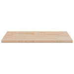2 db tömör fenyőfa téglalap alakú asztallap 80 x 40 x 2,5 cm 6