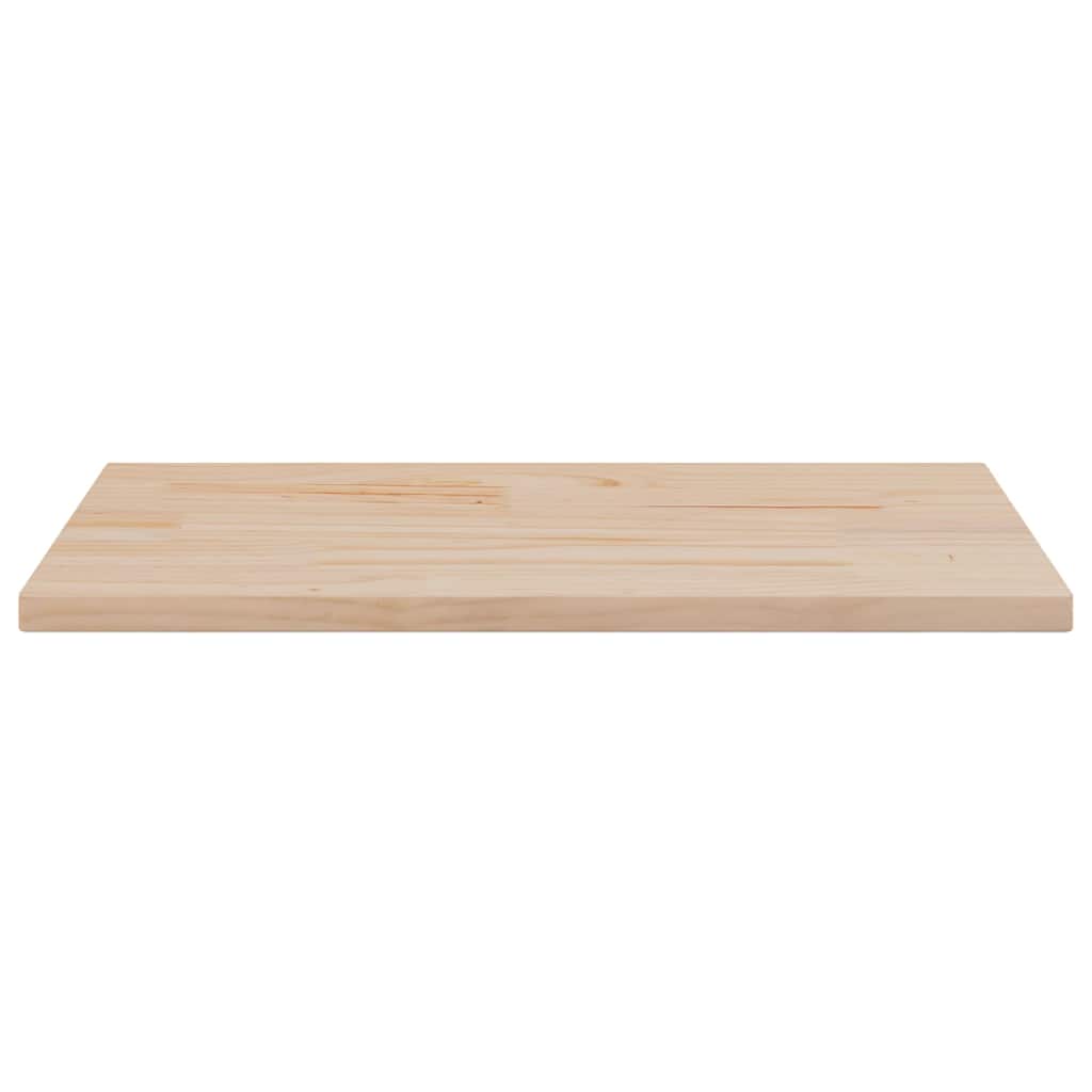 2 db tömör fenyőfa téglalap alakú asztallap 80 x 40 x 2,5 cm 6