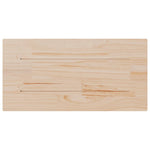 2 db tömör fenyőfa téglalap alakú asztallap 80 x 40 x 2,5 cm 7