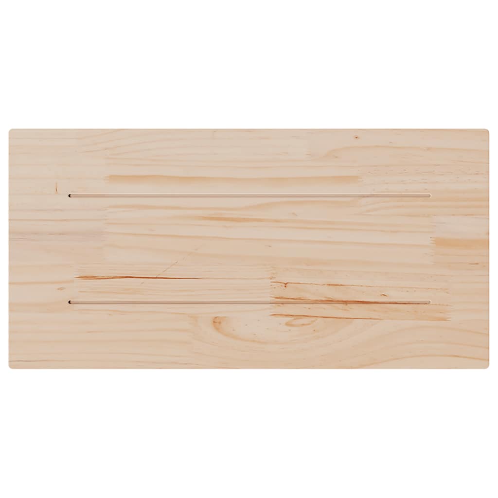 2 db tömör fenyőfa téglalap alakú asztallap 80 x 40 x 2,5 cm 7