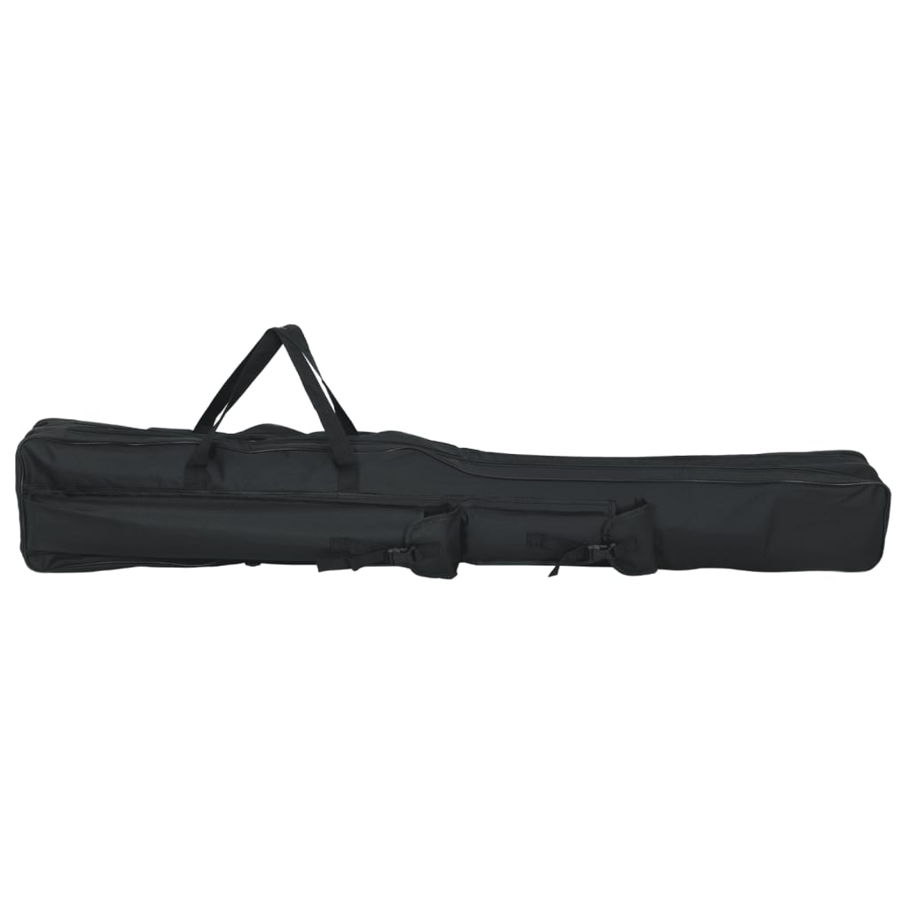 Fekete oxford szövet horgászbottáska 160 cm 3
