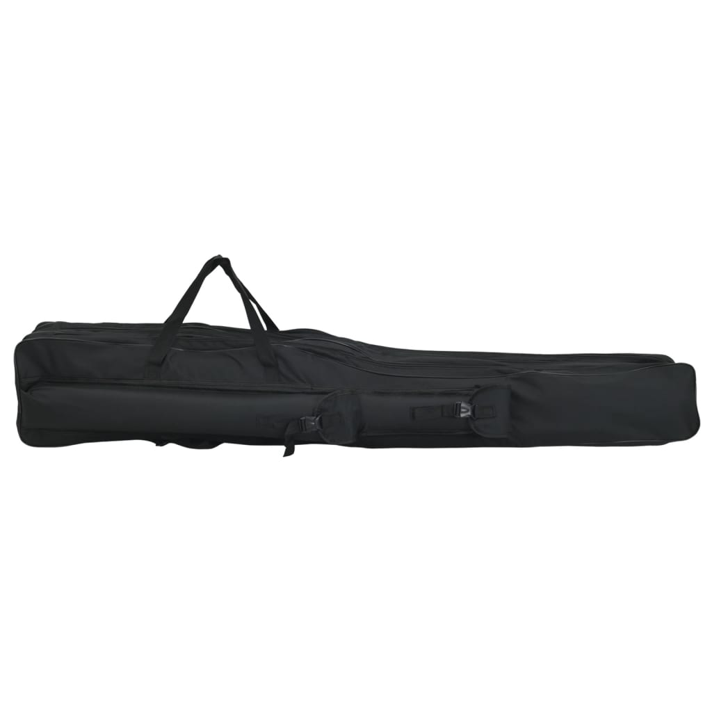 Fekete oxford szövet horgászbottáska 150 cm 3