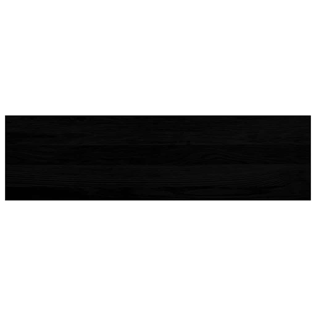 Lépcsőfokok 4 db barna-fekete 90x25x2 cm tömör fa tölgyfa 4