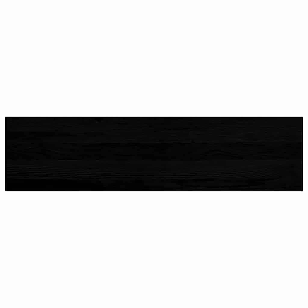 Lépcsőfokok 4 db barna-fekete 100x30x2 cm tömör fa tölgyfa 4