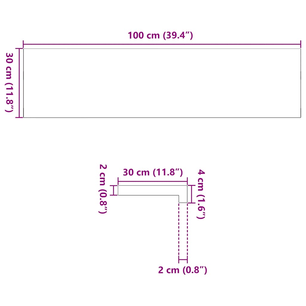 Lépcsőfokok 4 db barna-fekete 100x30x2 cm tömör fa tölgyfa 11