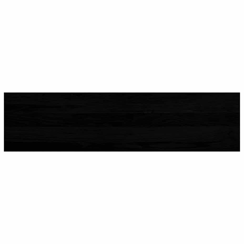 Lépcsőfokok 8 db barna-fekete 100x30x2 cm tömör fa tölgyfa 4