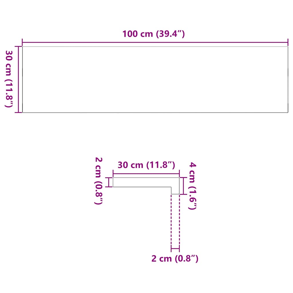 Lépcsőfokok 8 db barna-fekete 100x30x2 cm tömör fa tölgyfa 11