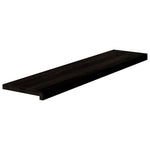Lépcsőfokok 12 db barna-fekete 110x25x2 cm tömör fa tölgyfa 3