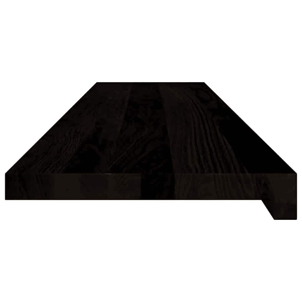 Lépcsőfokok 12 db barna-fekete 110x25x2 cm tömör fa tölgyfa 6