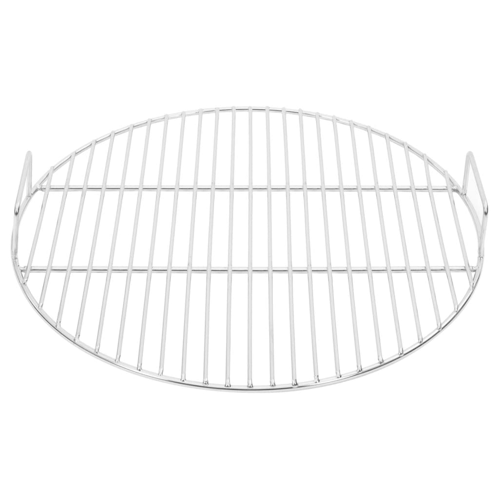 Kerek 304 rozsdamentes acél BBQ grillrács fogantyúval Ø44,5 cm 2