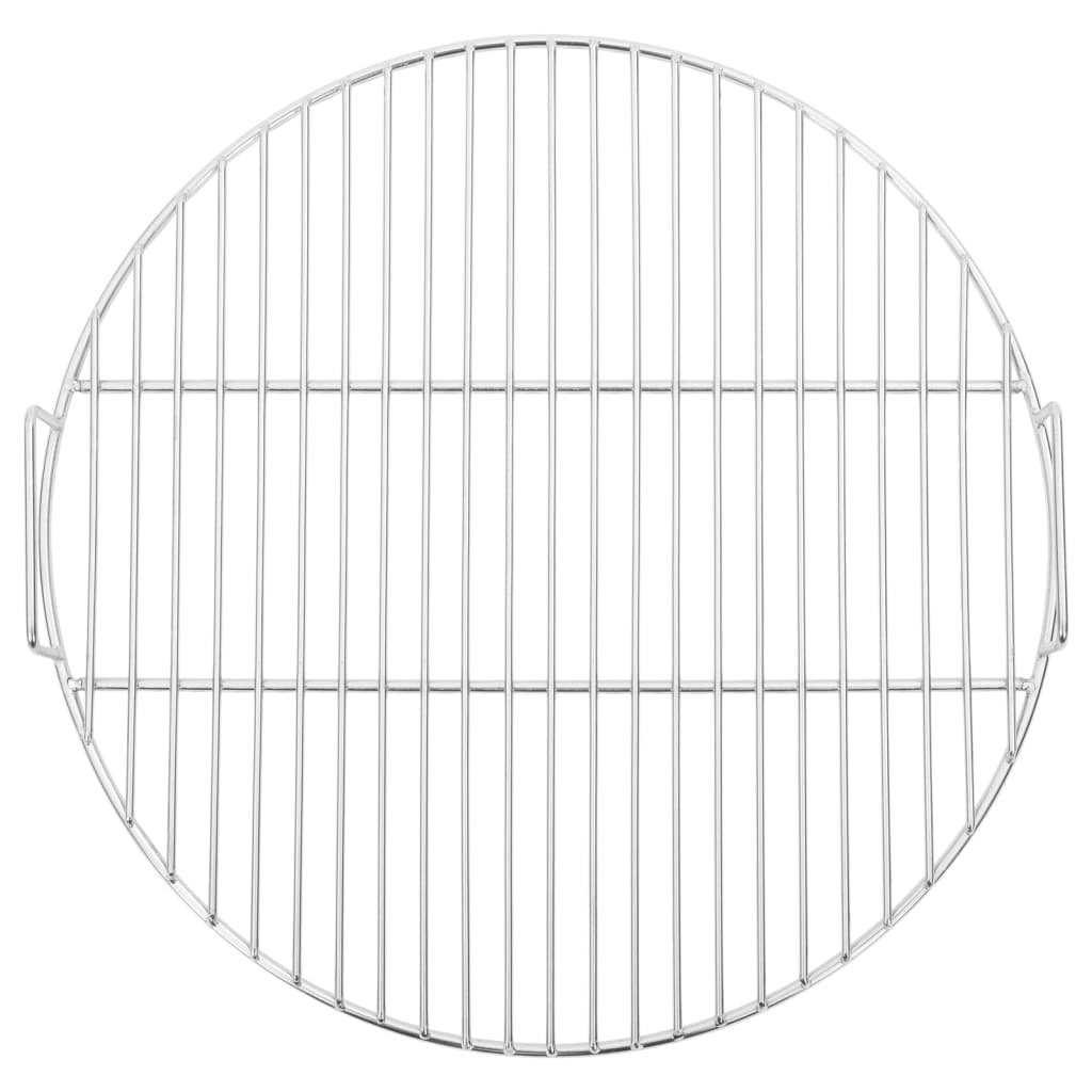 Kerek 304 rozsdamentes acél BBQ grillrács fogantyúval Ø44,5 cm 3