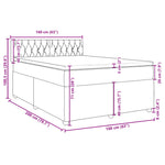 Rózsaszín bársony rugós ágy matraccal 120 x 200 cm 13