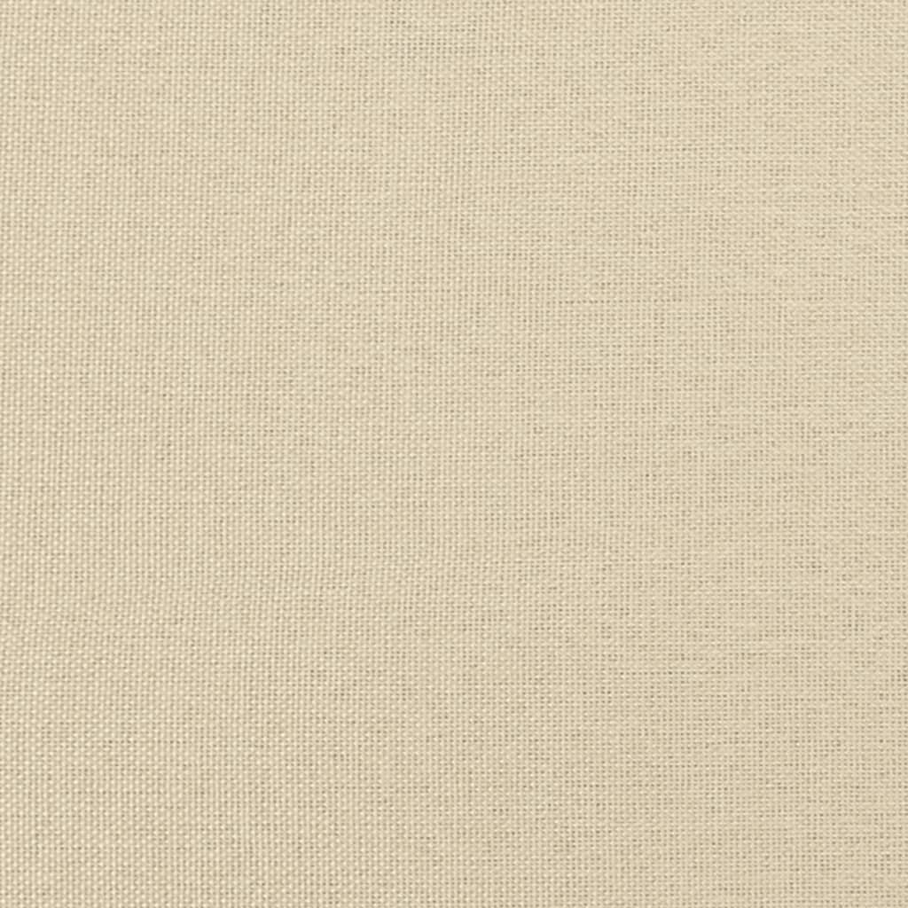 Krémszínű szövet rugós ágy matraccal 160 x 200 cm 12