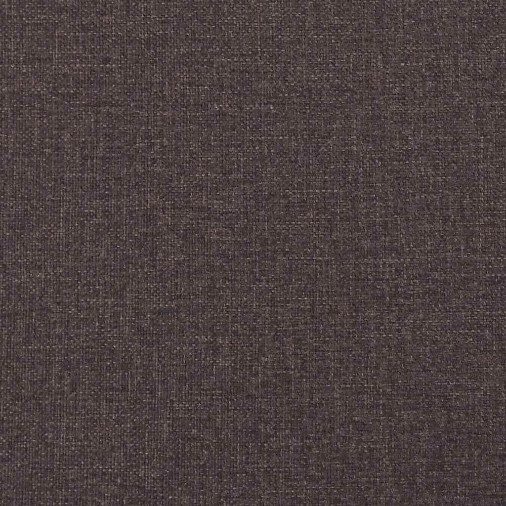 Sötétbarna szövet rugós ágy matraccal 140 x 190 cm 12