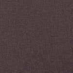 Sötétbarna szövet rugós ágy matraccal 200 x 200 cm 12