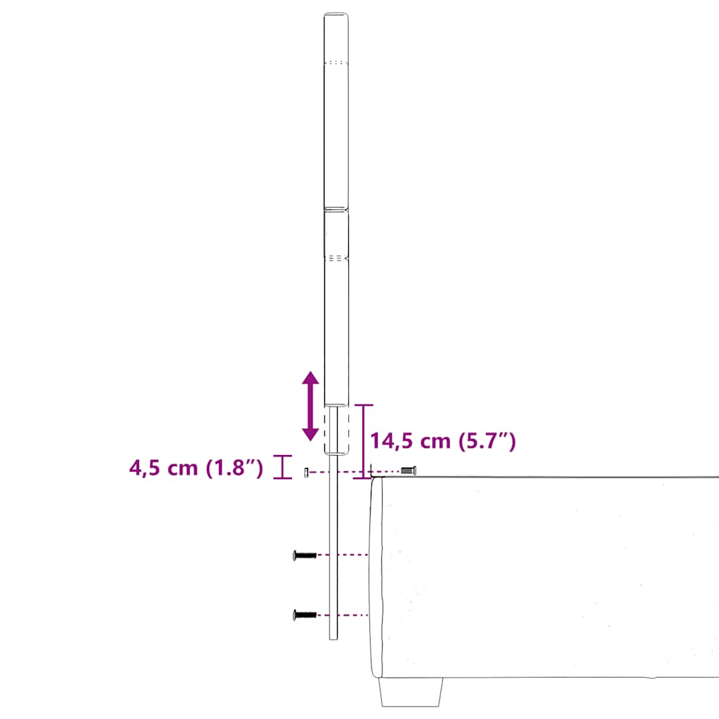 Fekete szövet rugós ágy matraccal 80 x 200 cm 19