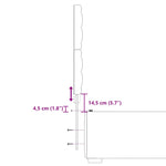 Fehér műbőr rugós ágy matraccal 90x190 cm 19