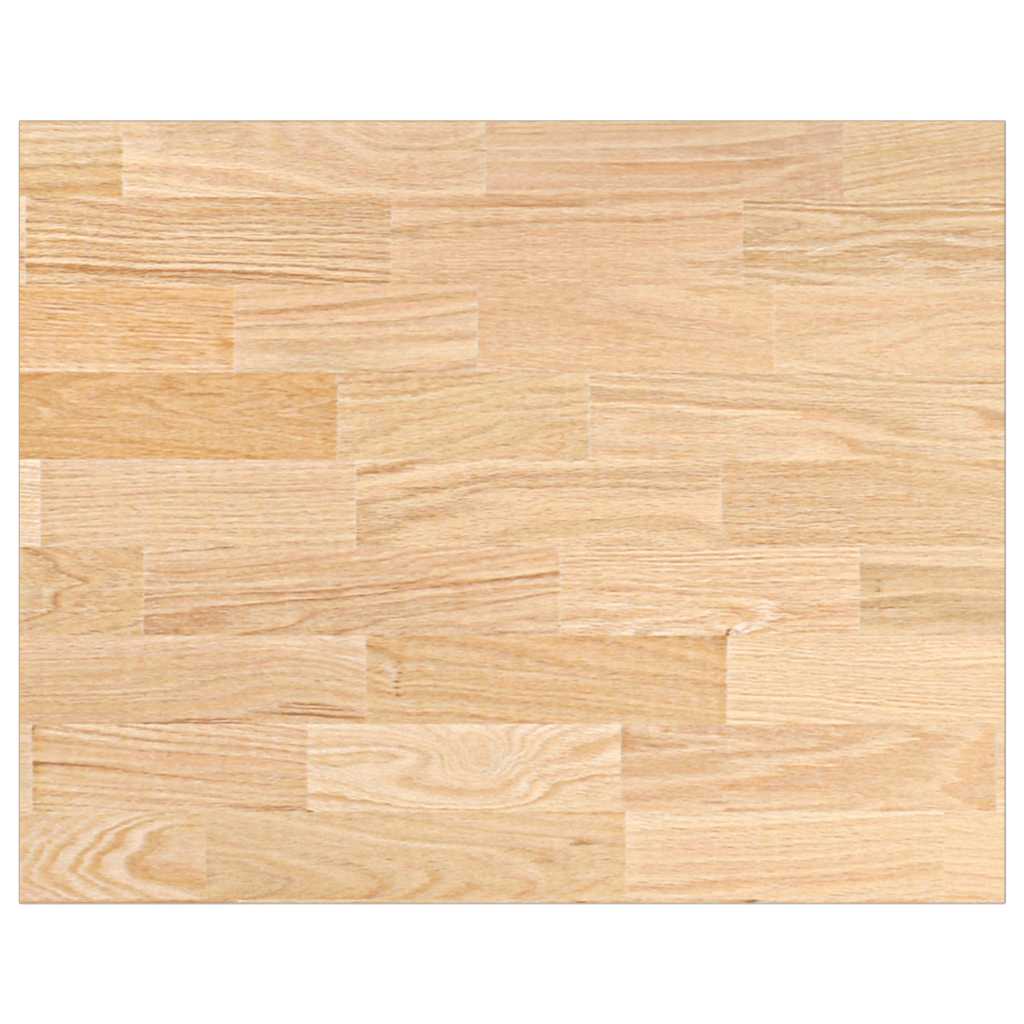 Konyhai munkalap 80x63,5x4 cm tömör fa tölgyfa téglalap alakú 2
