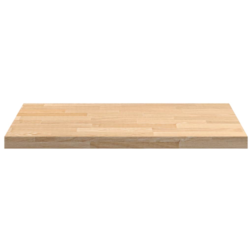Konyhai munkalap 80x63,5x4 cm tömör fa tölgyfa téglalap alakú 6