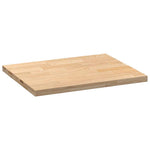 Konyhai munkalap 80x63,5x4 cm tömör fa tölgyfa téglalap alakú 8
