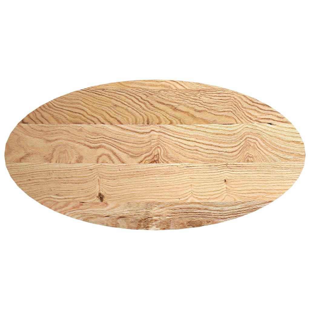 Tömör akácfa ovális alakú asztallap 120 x 60 x 4 cm 2