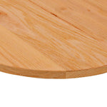 Világosbarna tömör akácfa ovális alakú asztallap 140x60x2 cm 8