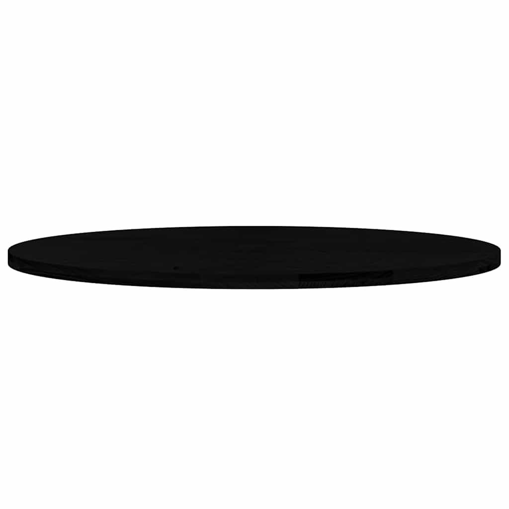 Sötétbarna tömör akácfa ovális alakú asztallap 140 x 60 x 4 cm 5