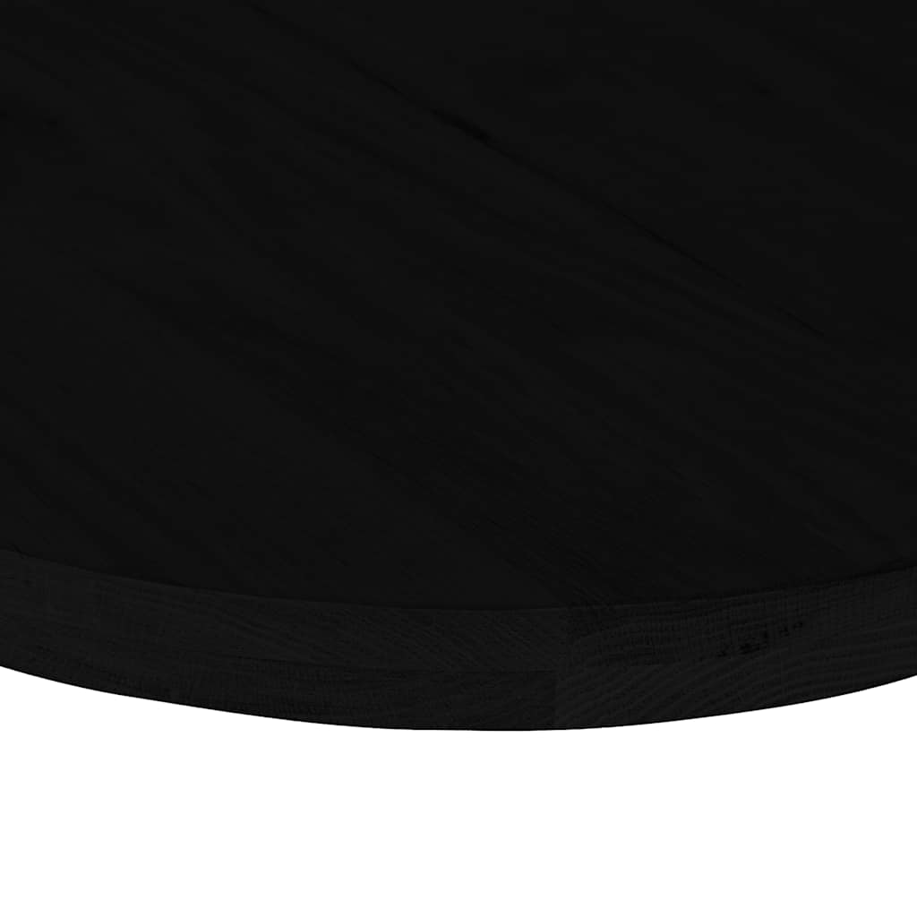 Sötétbarna tömör akácfa ovális alakú asztallap 140 x 60 x 4 cm 8