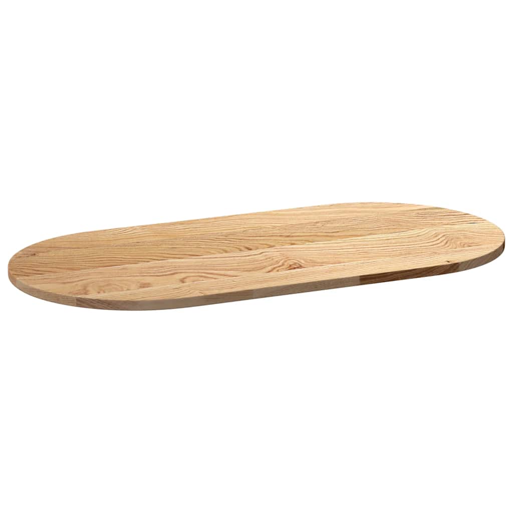 Tömör akácfa ovális alakú asztallap 100 x 50 x 2 cm 4