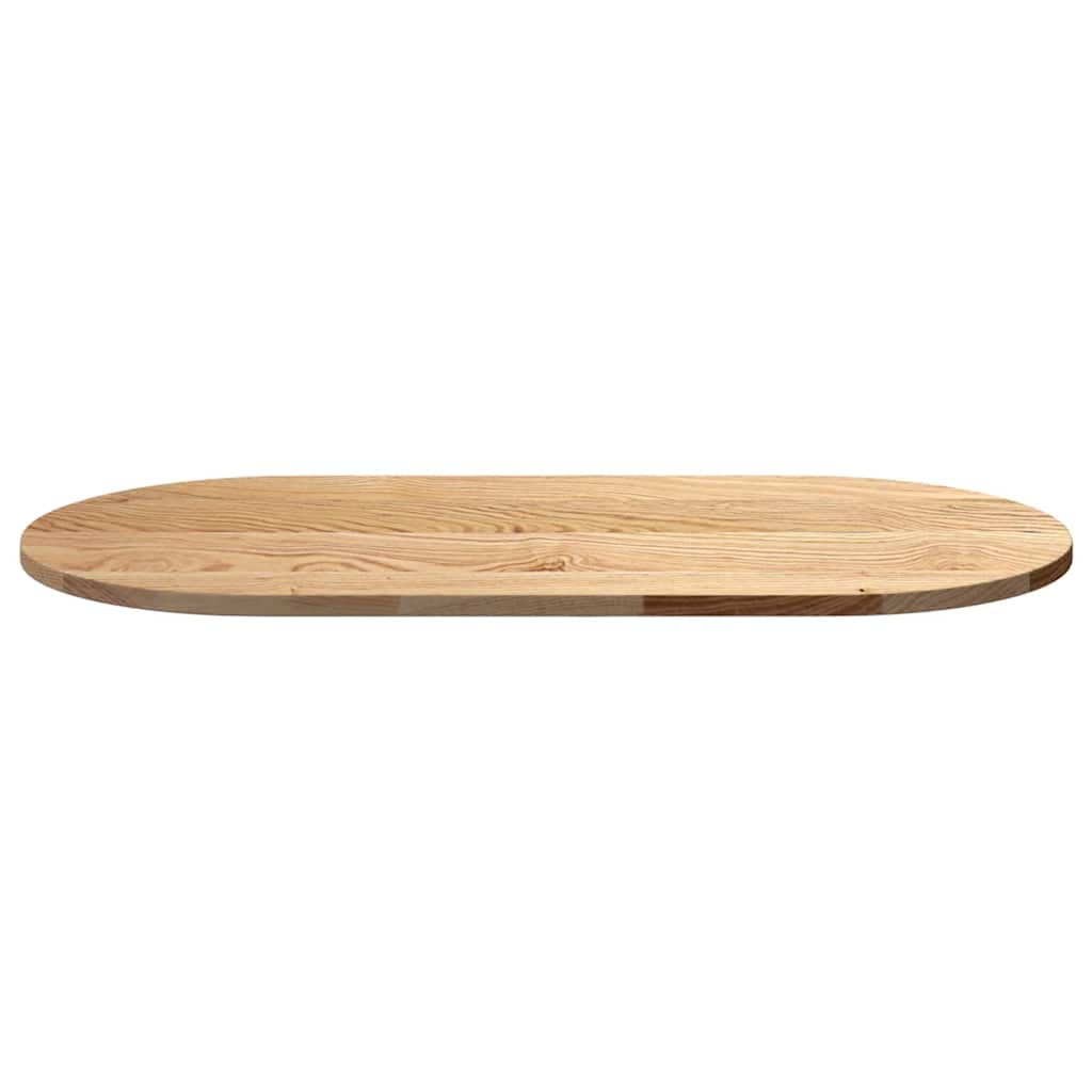 Tömör akácfa ovális alakú asztallap 100 x 50 x 2 cm 5