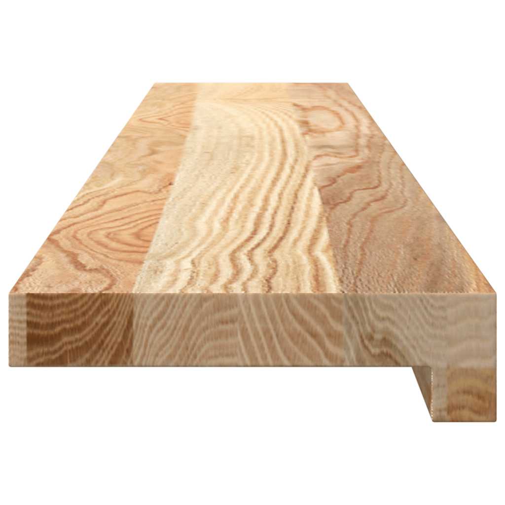 Ablakpárkányok 2 db kezeletlen 100x15x2 cm tömör fa tölgyfa 5