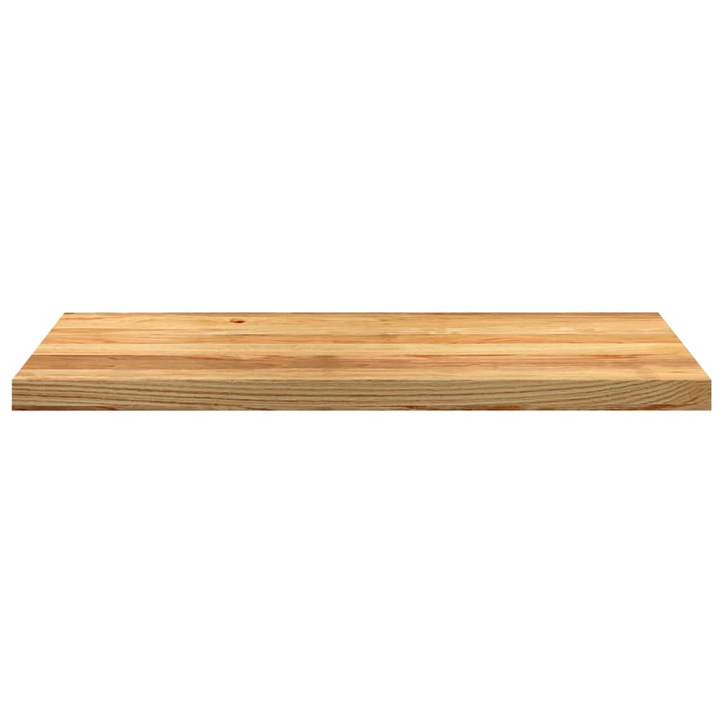 Ablakpárkányok 2 db világosbarna 90x40x2 cm tömör fa tölgyfa 4