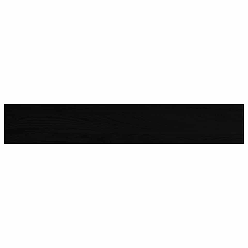 Ablakpárkányok 2 db barna-fekete 90x15x2 cm tömör fa tölgyfa 6