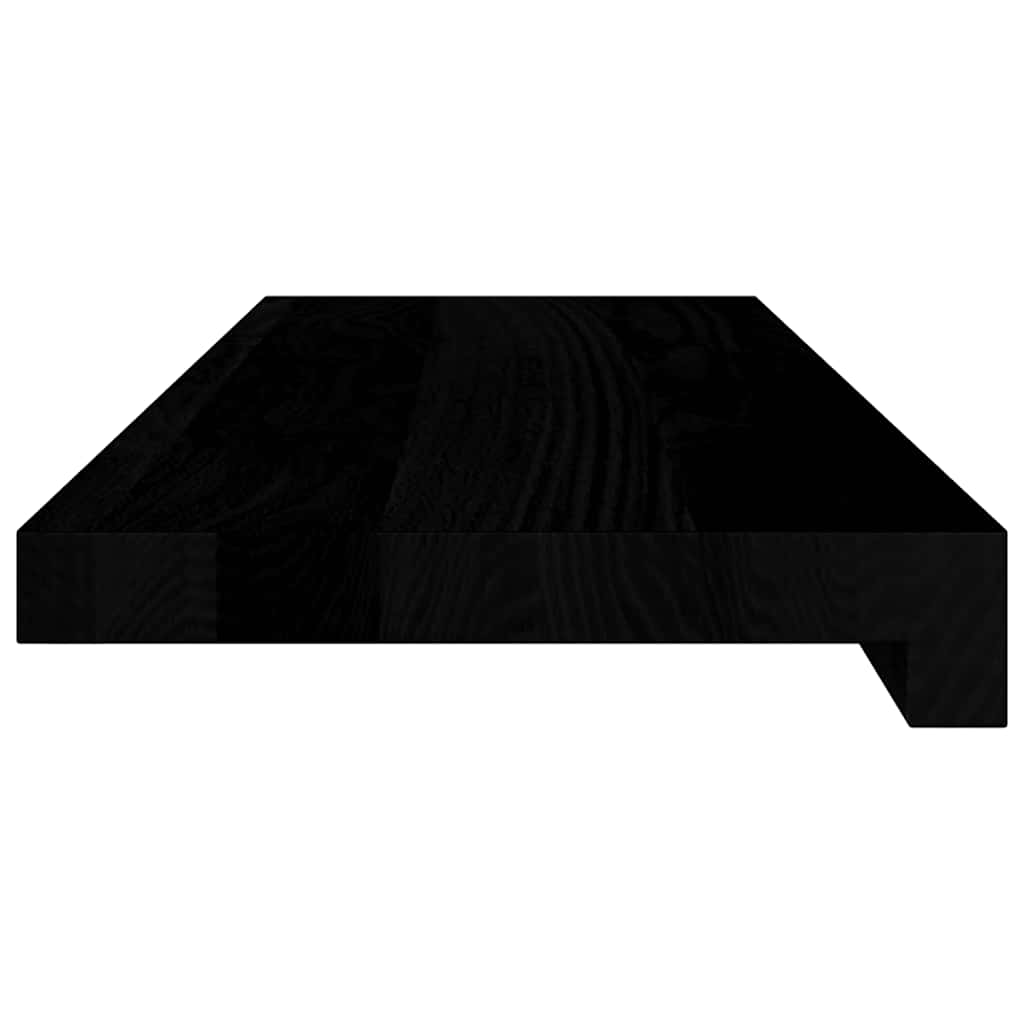 Ablakpárkányok 2 db barna-fekete 70x20x2 cm tömör fa tölgyfa 5