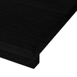Ablakpárkányok 2 db barna-fekete 110x20x2 cm tömör fa tölgyfa 8
