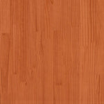 Viaszbarna tömör fenyőfa háromszintes ágy 90 x 190 cm 9