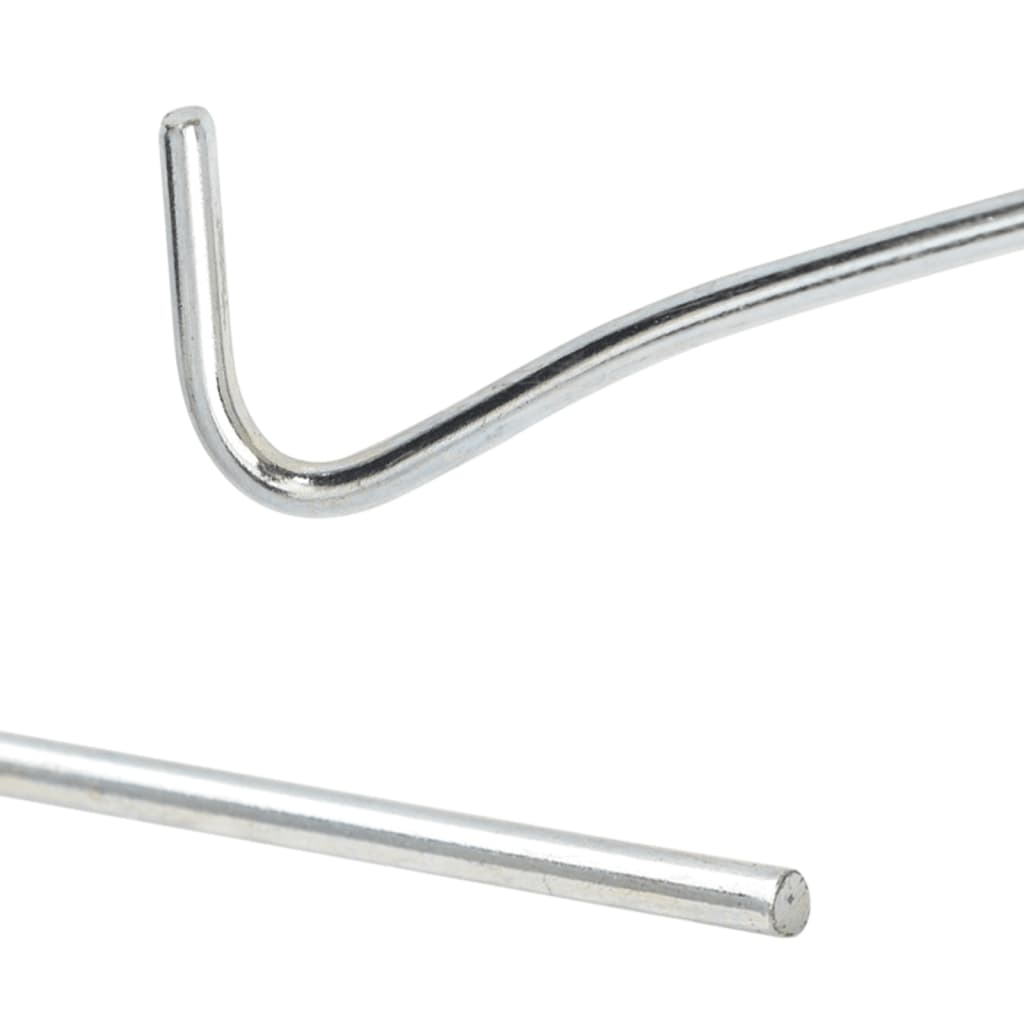 50 db horganyzott acél sátorcövek 23 cm Ø5 mm 4