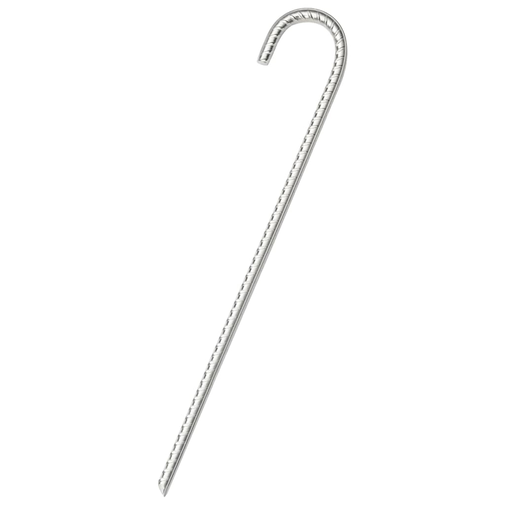 12 db horganyzott acél sátorszeg 37 cm Ø10 mm 2