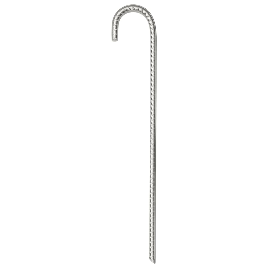 12 db horganyzott acél sátorszeg 37 cm Ø10 mm 3