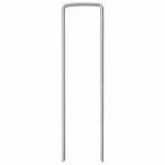 15 db U-alakú horganyzott acél földcövek 15 x 3,5 cm 3