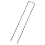 25 db U-alakú horganyzott acél földcövek 20 x 4 cm 2