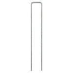 25 db U-alakú horganyzott acél földcövek 20 x 4 cm 3