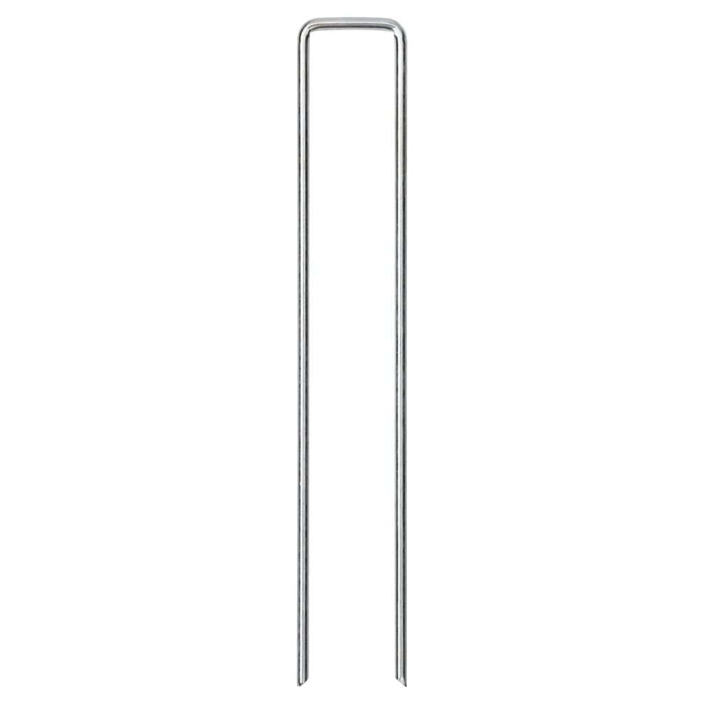 25 db U-alakú horganyzott acél földcövek 20 x 4 cm 3