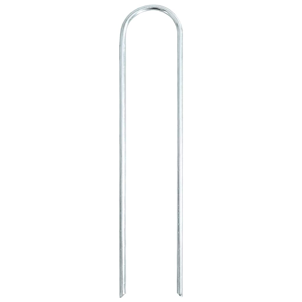 50 db U-alakú horganyzott acél földcövek 20 x 3,5 cm 2