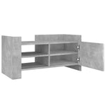 Betonszürke szerelt fa TV-szekrény 80 x 35 x 40 cm 8