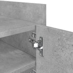 Betonszürke szerelt fa TV-szekrény 80 x 35 x 40 cm 9