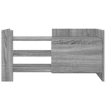 Szürke sonoma színű szerelt fa TV-szekrény 80 x 35 x 40 cm 4
