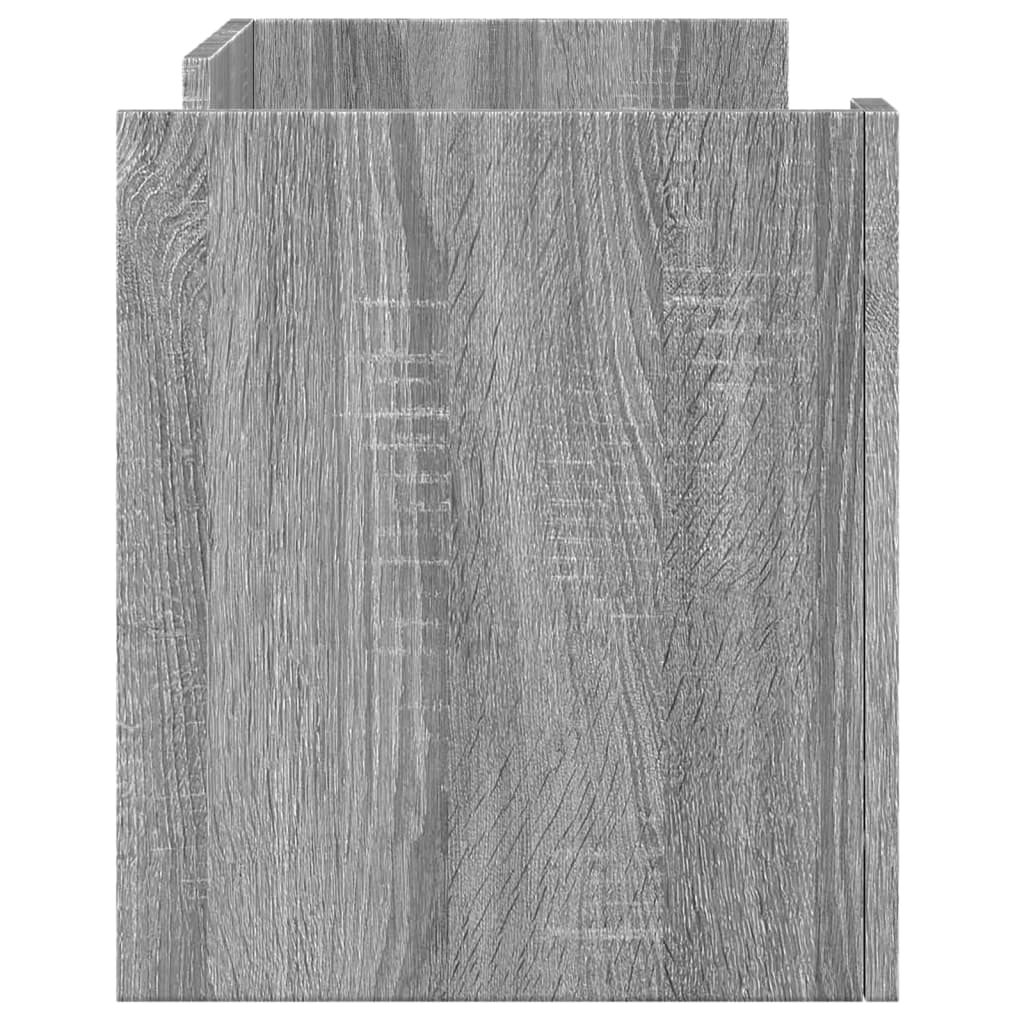 Szürke sonoma színű szerelt fa TV-szekrény 80 x 35 x 40 cm 5